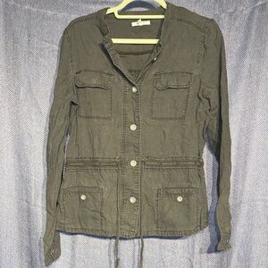 Maurices Dark Gray Utility Jacket